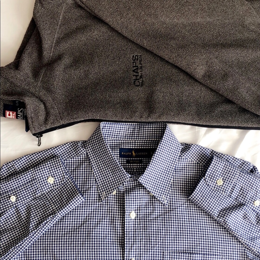 Ralph Lauren 🔥 Checkered Button Up